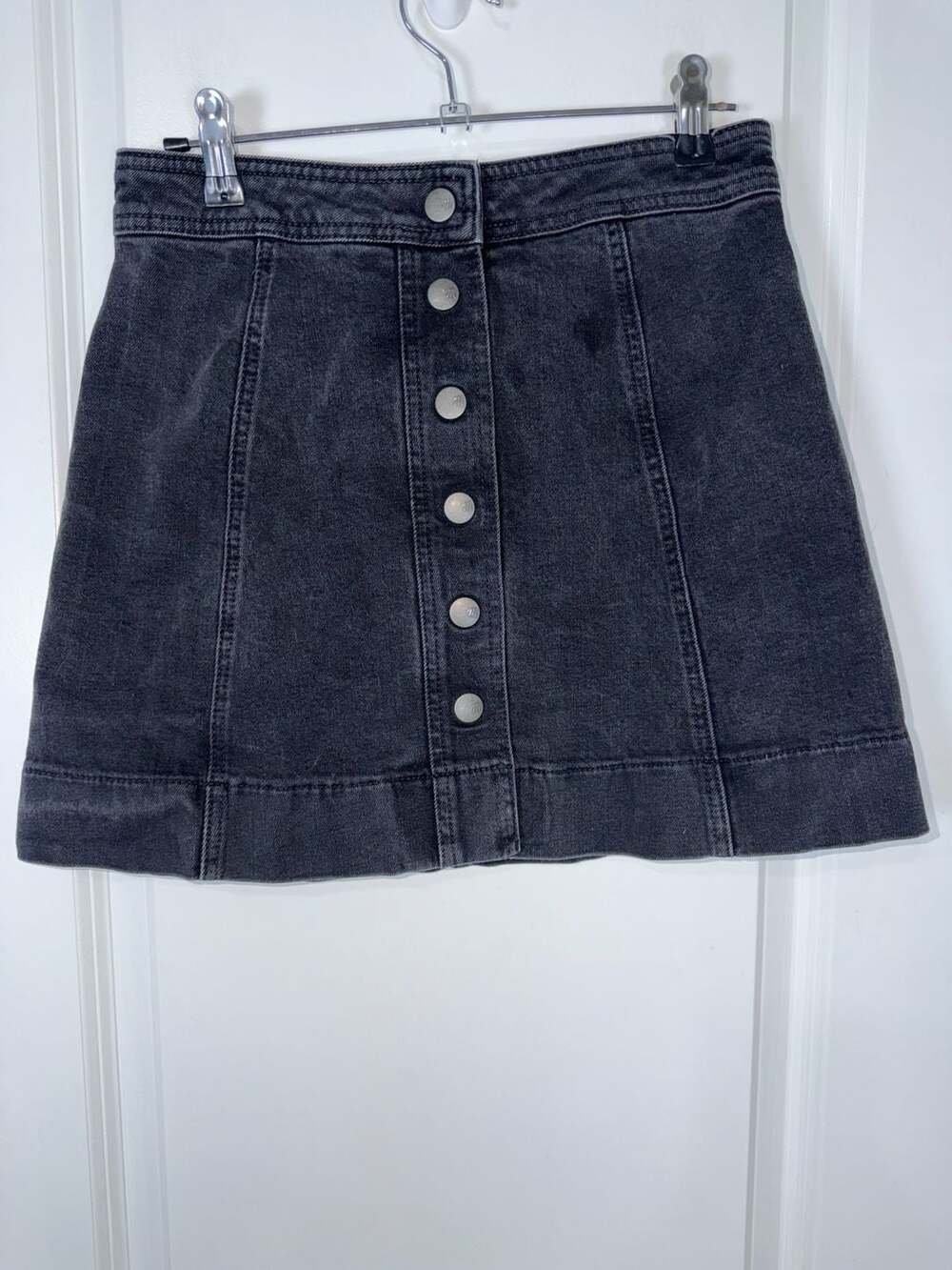 Madewell Black Denim Mini-Skirt Size 2